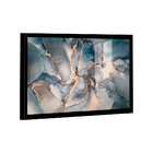 Quadro Abstrato Azul Gold -- Br Artes