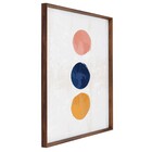 Quadro Abstrato Branco com Vidro 100x70cm Arte Própria