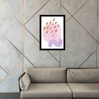 Quadro Abstrato Candie I 24x18cm Moldura:madeira Branca