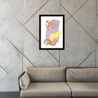 Quadro Abstrato Candie Iii 24x18cm - Com Vidro Moldura:madeir