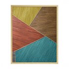 Quadro Abstrato Com Vidro 80x100cm Belchior