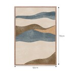 Quadro Abstrato Dunas II Multicolorido 50x70cm Arte Própria