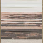 Quadro Abstrato Em Tecido Cardiff A Bege E Terracota 60x90cm