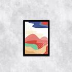 Quadro Abstrato Figurativo Colors Nature I 24x18cm - Com Vidr