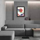 Quadro Abstrato Figurativo Colors Nature Iii 33x24cm - Com Vi