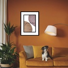 Quadro Abstrato Gratidão - 60x48cm Moldura:madeira Branca