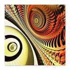 Quadro Abstrato Ii Uniart Marrom 30x30cm