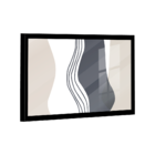 Quadro Abstrato Linhas -- Br Artes