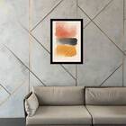 Quadro Abstrato Marrom E Preto I 24x18cm - Com Vidro Moldura: