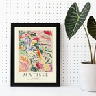 Quadro Abstrato Matisse La Japonaise 45x34cm Moldura:madeira