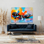 Quadro Abstrato Mulher -- Br Artes