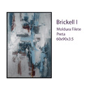 Quadro Abstrato Para Sala -  Brickell I 60x90