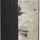 Quadro Abstrato Preto E Branco Conceitual