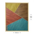 Quadro Abstrato Sem Vidro 80x100cm Belchior