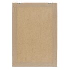 Quadro Abstrato Terracota com Vidro 100x70cm Arte Própria