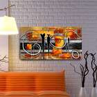 Quadro Abstrato Vermelho I 55x100cm