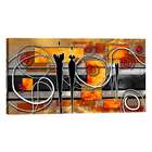 Quadro Abstrato Vermelho I 55x100cm