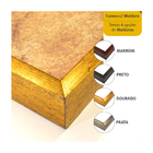 Quadro Abstratos E Geometricos Art Funky C/ Moldura Preta 90