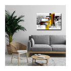 Quadro Abstratos E Geométricos Close Up Borda Infinita 120 X