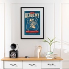 Quadro Academia De Polícia - 60x48cm Moldura Branca