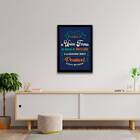 Quadro Acreditar Que É Possível 33x24cm - Com Vidro Moldura:m