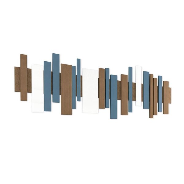 Quadro Adorno Parede Abstrato Listelli Gold Decorativo Roncal