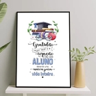 Quadro Agradecimento Ao Professor 33x24cm Moldura:madeira Bra