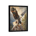 Quadro Águia Na Rocha -- Br Artes