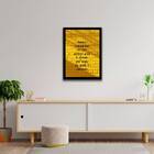 Quadro Always Remember 24x18cm Moldura:madeira Preta