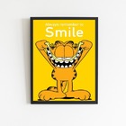 Quadro Always Remember To Smile 24x18cm Moldura:madeira Branca