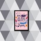 Quadro Amigos E Coisas Estúpidas 33x24cm - Com Vidro Moldura: