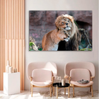 Quadro Amor De Leão -- Br Artes