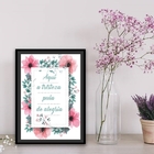 Quadro Aqui A Tristeza Pula De Alegria 33x24cm Moldura:madeir