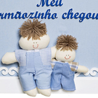 Quadro Arabesco Menino Com Irmãozinho Quarto Bebê