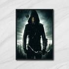 Quadro Arqueiro - Arrow 24x18cm Moldura:madeira Preta