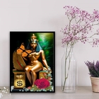 Quadro Arquétipo Cleópatra 33x24cm Moldura:madeira Branca