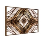 Quadro Arquitetura Bronze com Vidro 120x80cm Arte Própria