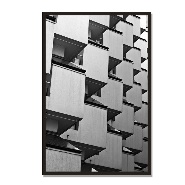 Quadro Arquitetura Moderna Urbano Predios 60x90 Sala