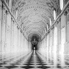 Quadro Arquitetura Preto com Vidro 120x80cm Arte Própria