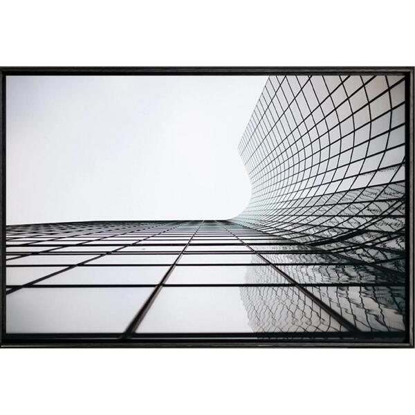 Quadro Arranha Céu Curva 90x60 - Casa Da Moldura