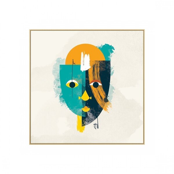 Quadro Arte Com Moldura 60x60cm Belchior