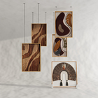 Quadro Arte Manual 3D II Marrom com Vidro 60x90cm Arte Própria