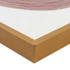 Quadro Arte Manual Adornos Bege com Vidro 80x80cm Arte Própria