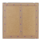 Quadro Arte Manual Adornos Bege com Vidro 80x80cm Arte Própria