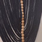 Quadro Arte Manual Adornos Bege com Vidro 80x80cm Arte Própria