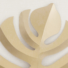 Quadro Arte Manual Dourado com Vidro 40x60cm Arte Própria