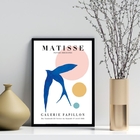 Quadro Arte Matisse Passarinho 24x18cm - Com Vidro Moldura:ma