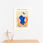 Quadro Arte Matisse - The Island 33x24cm Moldura Branca