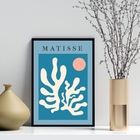 Quadro Arte Matisse - Under The Sea 33x24cm Moldura:madeira P
