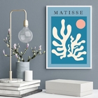 Quadro Arte Matisse - Under The Sea 45x34cm Moldura:madeira B